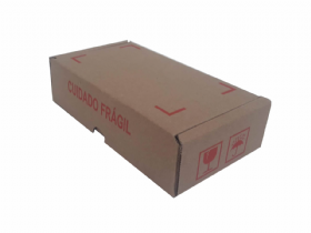 25 Caixas de Papel�o 20x11x5 cm - com impress�o - Saldo de Produ��o